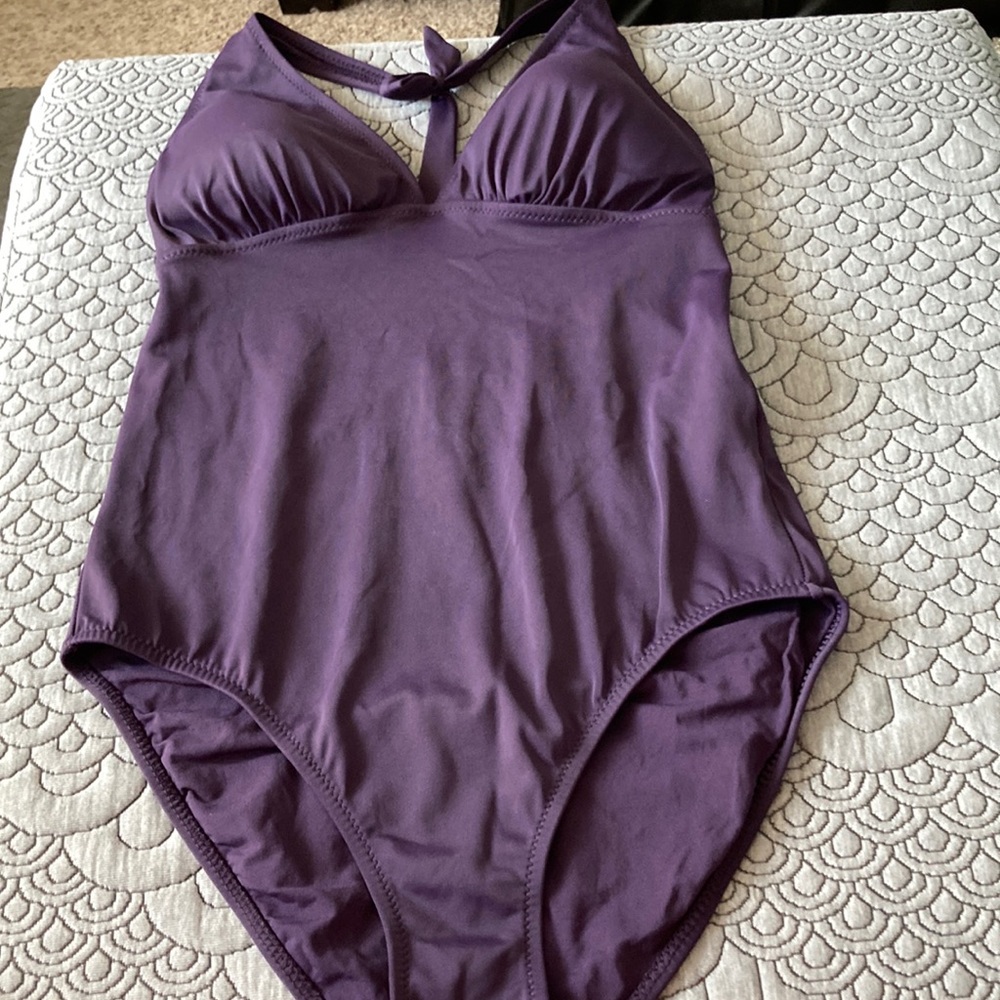 Purple swim suit EUC